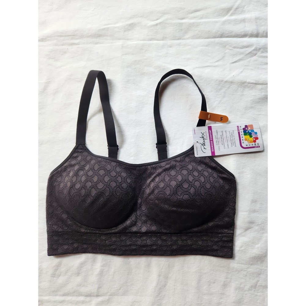 Playtex Secrets‎ Seamless Comfort Wirefree Bra US4831 black, Small NWT